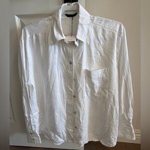 Zara Linen Button Down